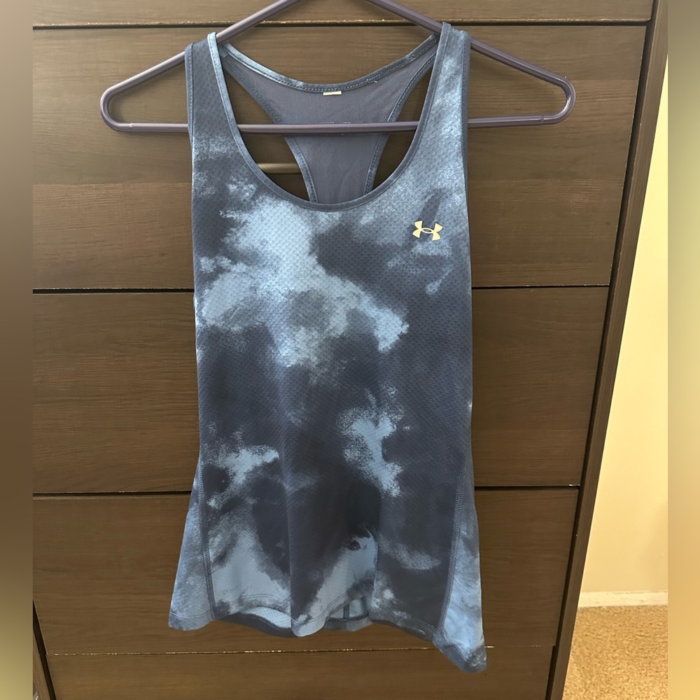 UNDER ARMOUR Women’s Tie-Dye Heatgear Racer Tank